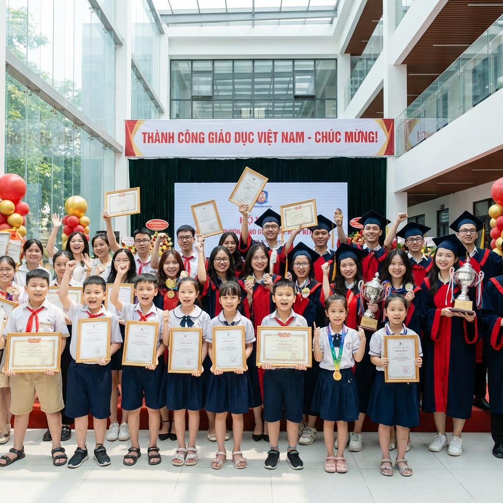 Học sinh đạt thành tích cao với Toán tư duy AI