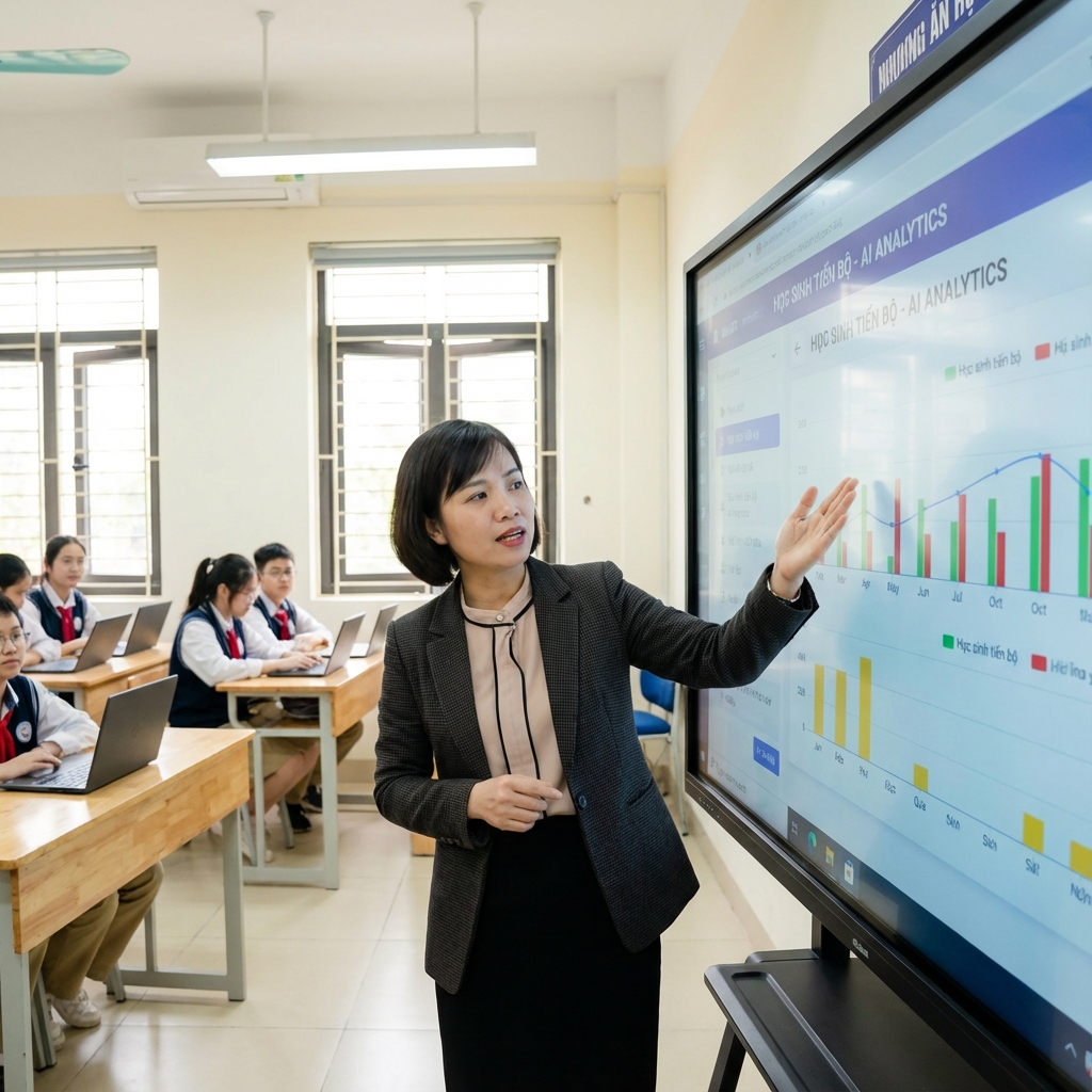 Giáo viên sử dụng công nghệ EduAI