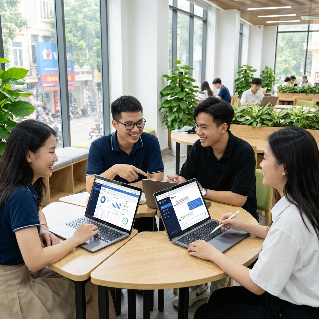 Học tiếng Anh với AI tương tác